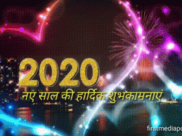 Happy New Year 2020 Hindi